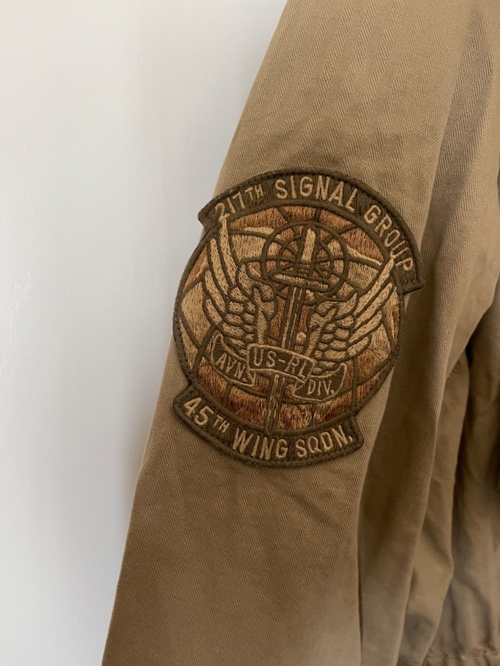 Polo Ralph Lauren US RL Tan Military Patch Jacket 2XLT NWT - Picture 5 of 11